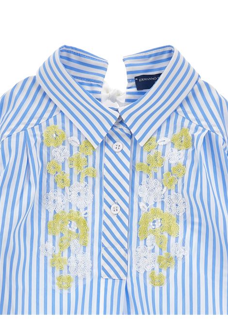 Camicia a righe ERMANNO SCERVINO JUNIOR | Z1G300 71689958